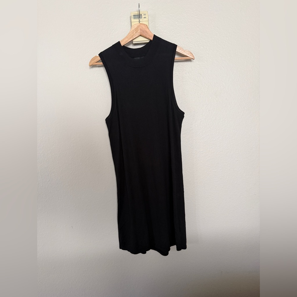 NAADAM Black Knit Tank dress